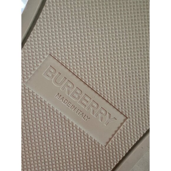 BURBERRY ROBIN WHITE LEATHER SNEAKERS SIZE 39 - Picture 11 of 12